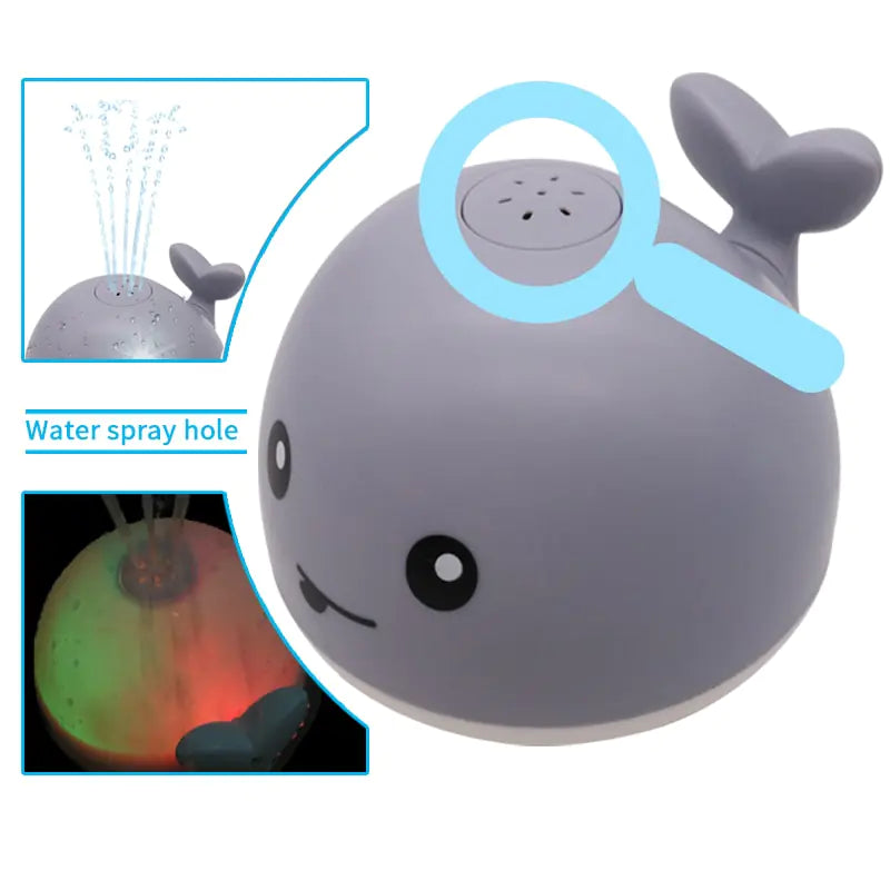 Whale Water Spray Bath Toy for Kids by baluwa™